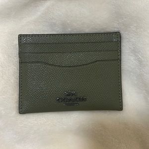 Olive Coach Card Wallet